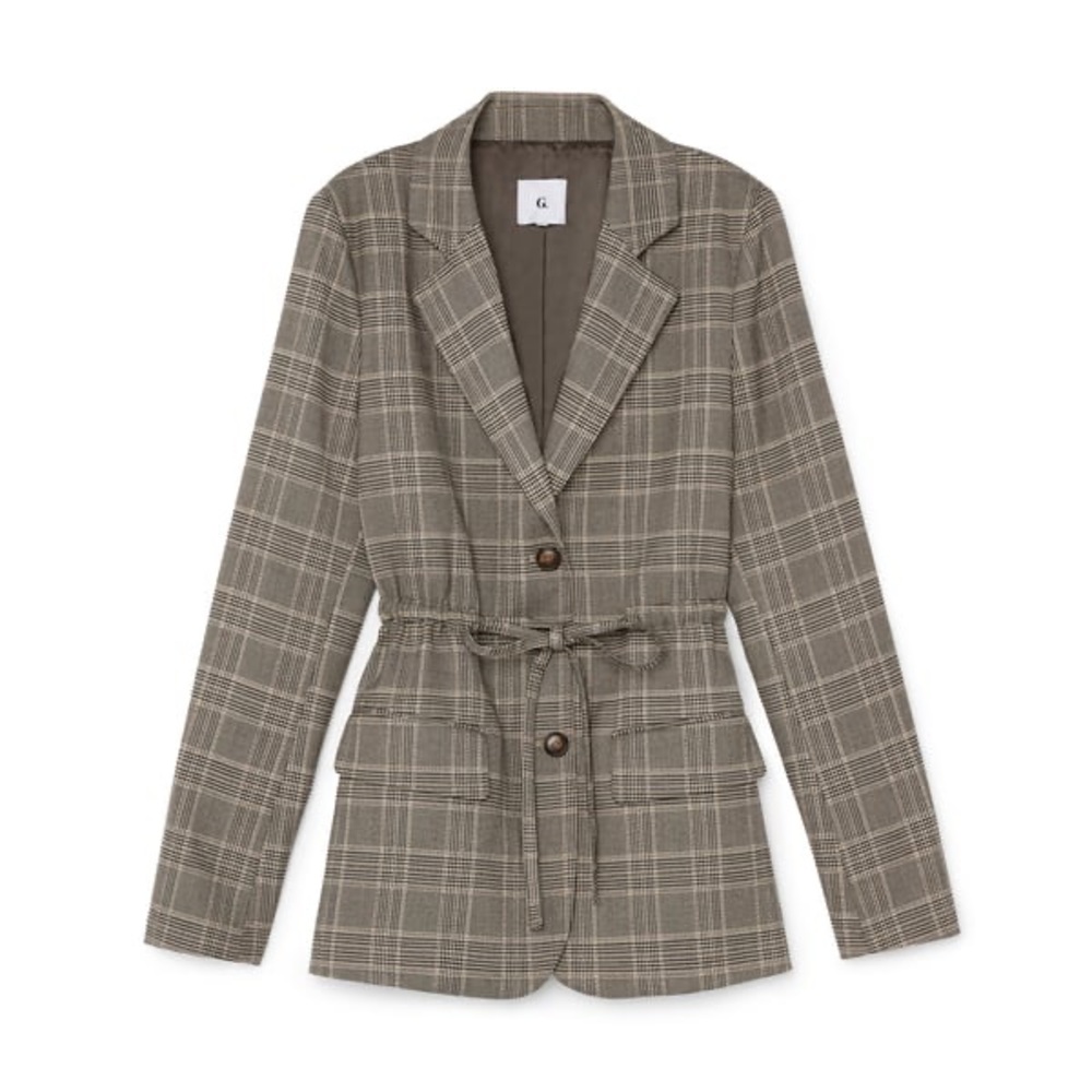 G Label by Goop Hermann Drawstring Suit Jacket- 2- NWOT